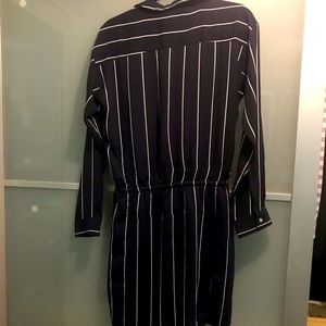 Banana republic Navy striped dress